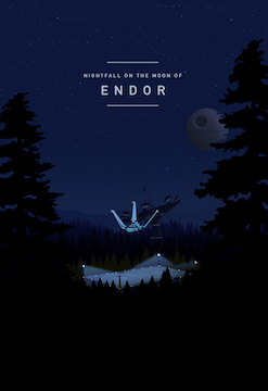 Nightfall on Endor